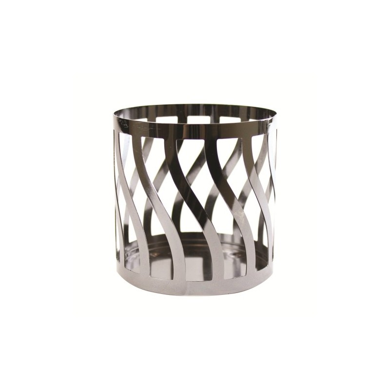 Curve Gun Metal Jar Holder