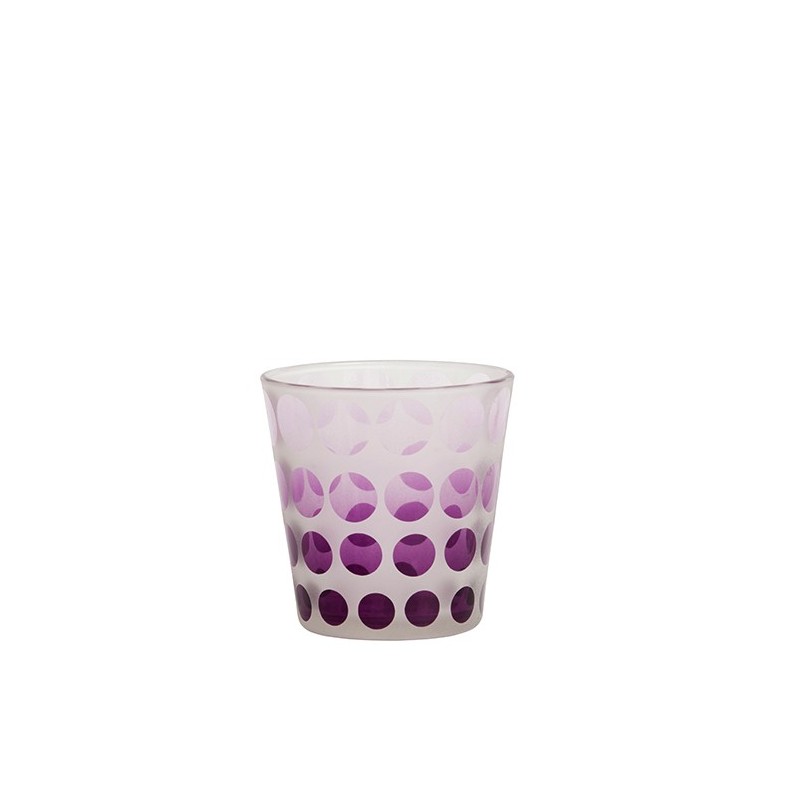 Pure Essence Purple Circles Votivhalter