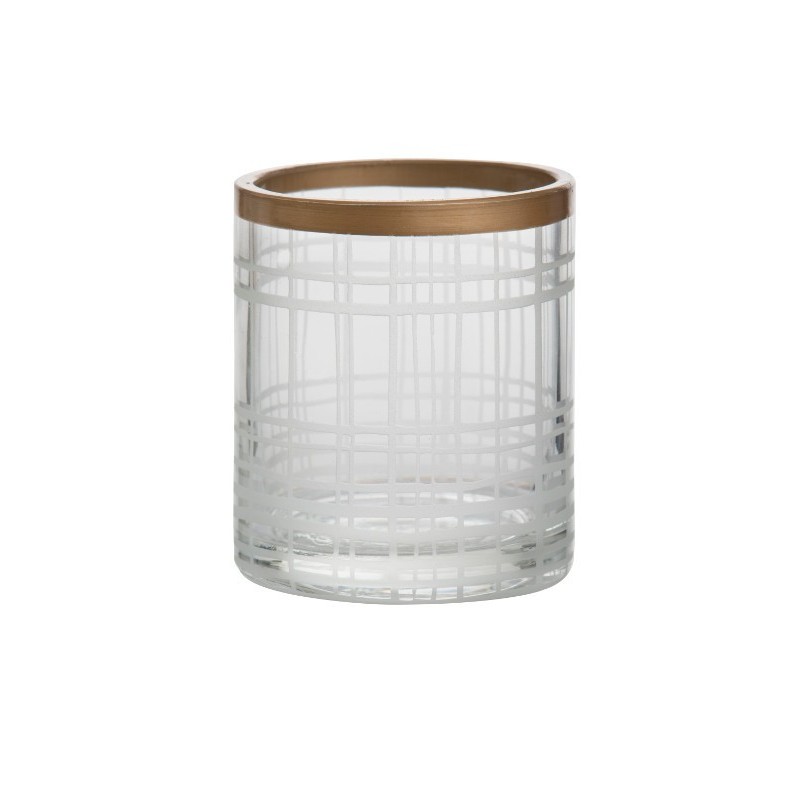 Copper and Sandblast Votivehalter